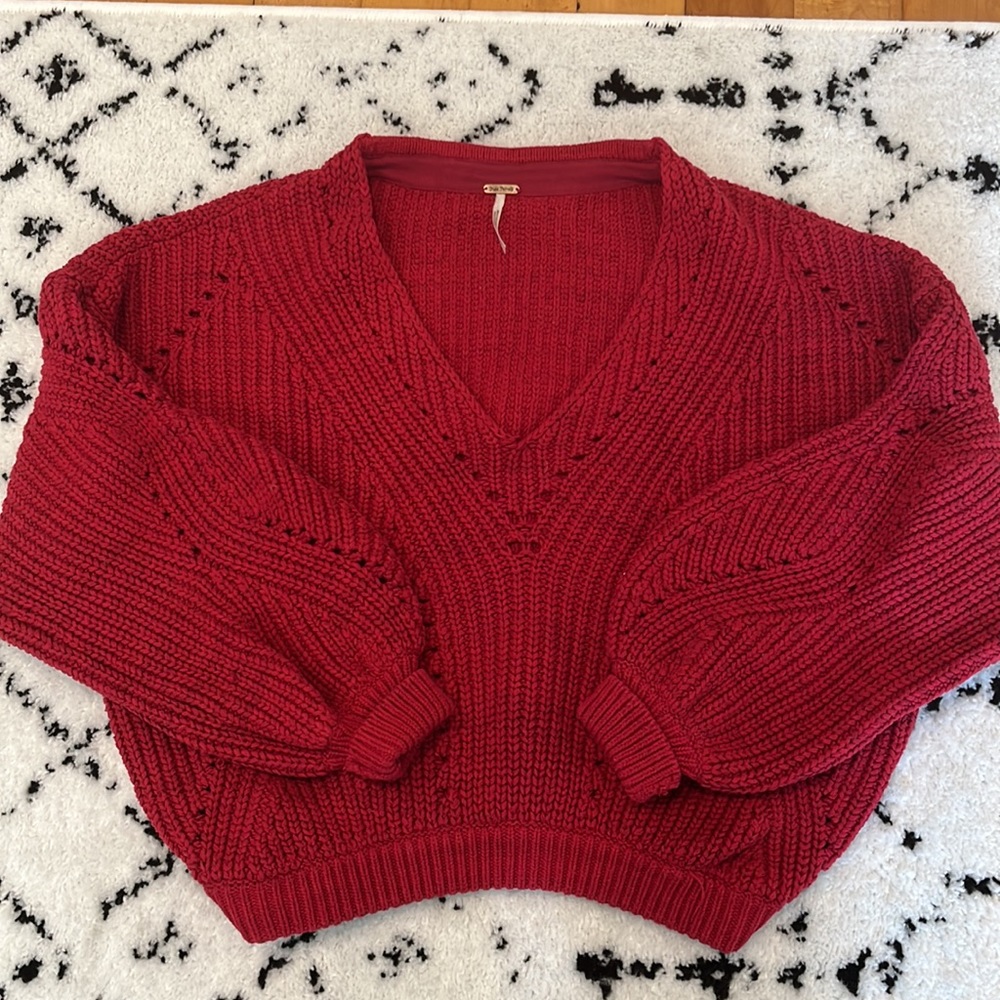 free people chunky sweater